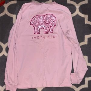 Long sleeve ivory Ella shirt